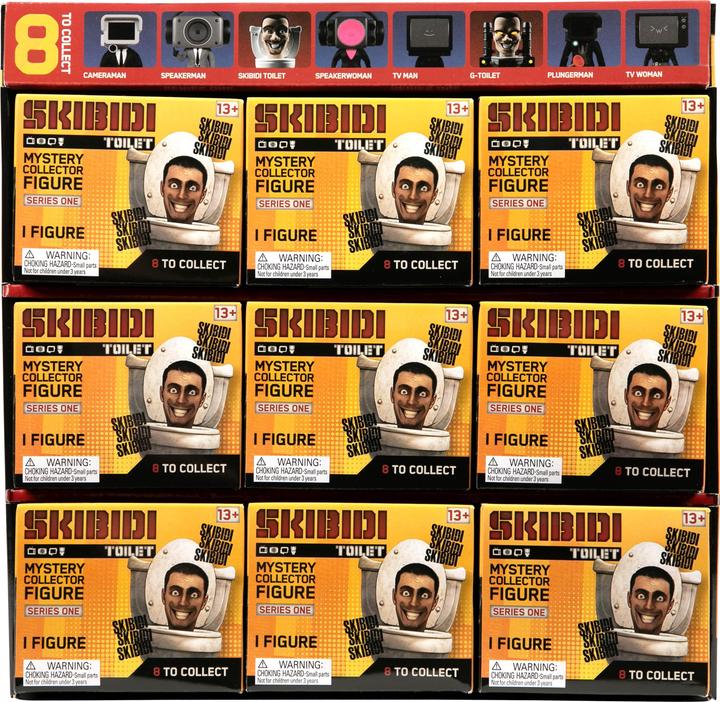 Actual product image Skibidi Toilet SKIBIDI Large mystery figures in PDQ
