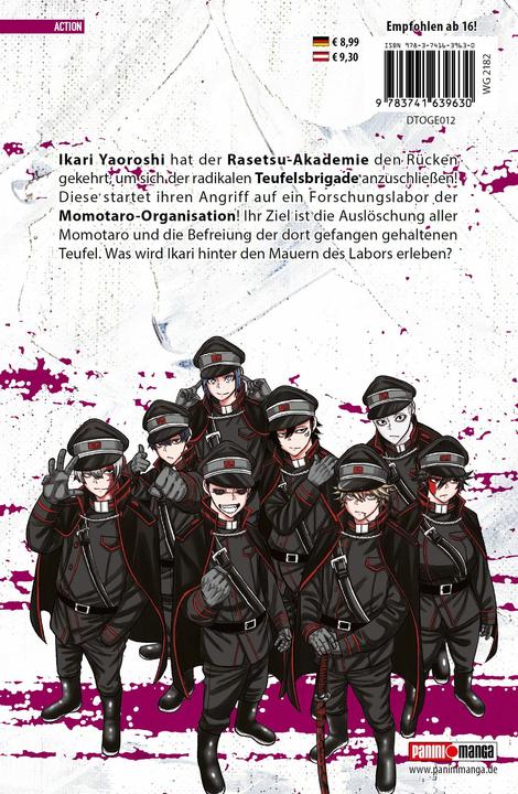 Actual product image Panini Togen Anki - Teufelsblut 12 (German, Jan Lukas Kuhn, Yura Urushibara, 2024)