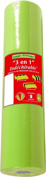 Image du produit PROnappe PRO nappe Tischläufer Tête-à-tête 40 cm x 4.8 m, Grüngelb (40 x 480 cm)