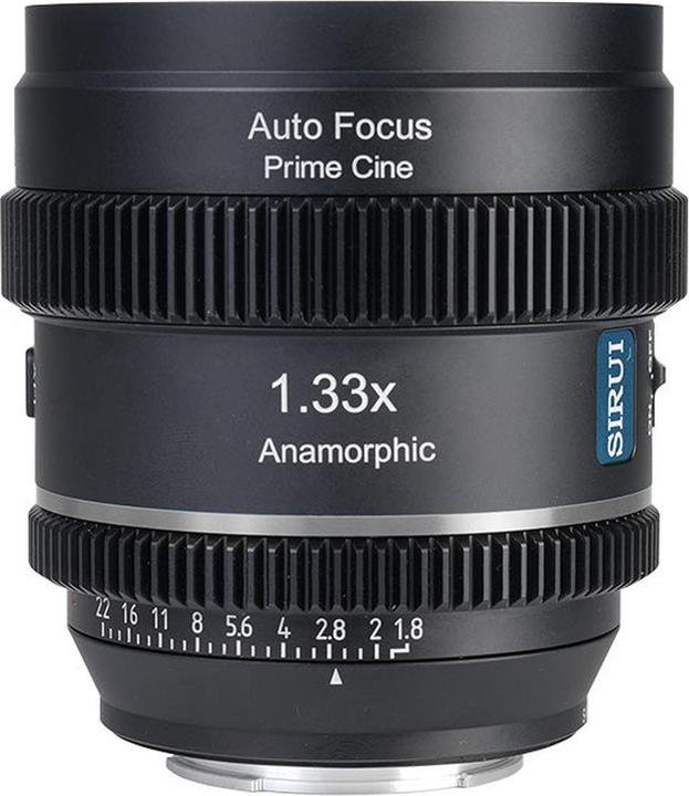 Sirui 20AF133X-EN 20mm AF Anamorphic Objektiv (Sony E-Mount, Neutral Flare) (APS-C / DX)