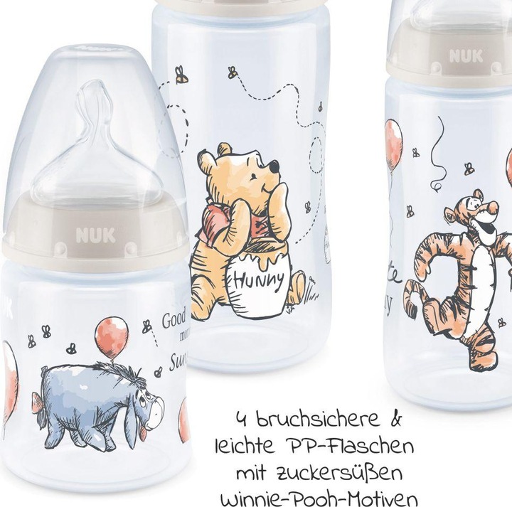 Immagine prodotto NUK Disney Winnie the Pooh Prima Scelta+ Starter Set con Controllo Temperatura (300 ml)