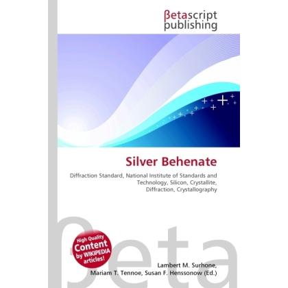 Silver Behenate, Fachbücher