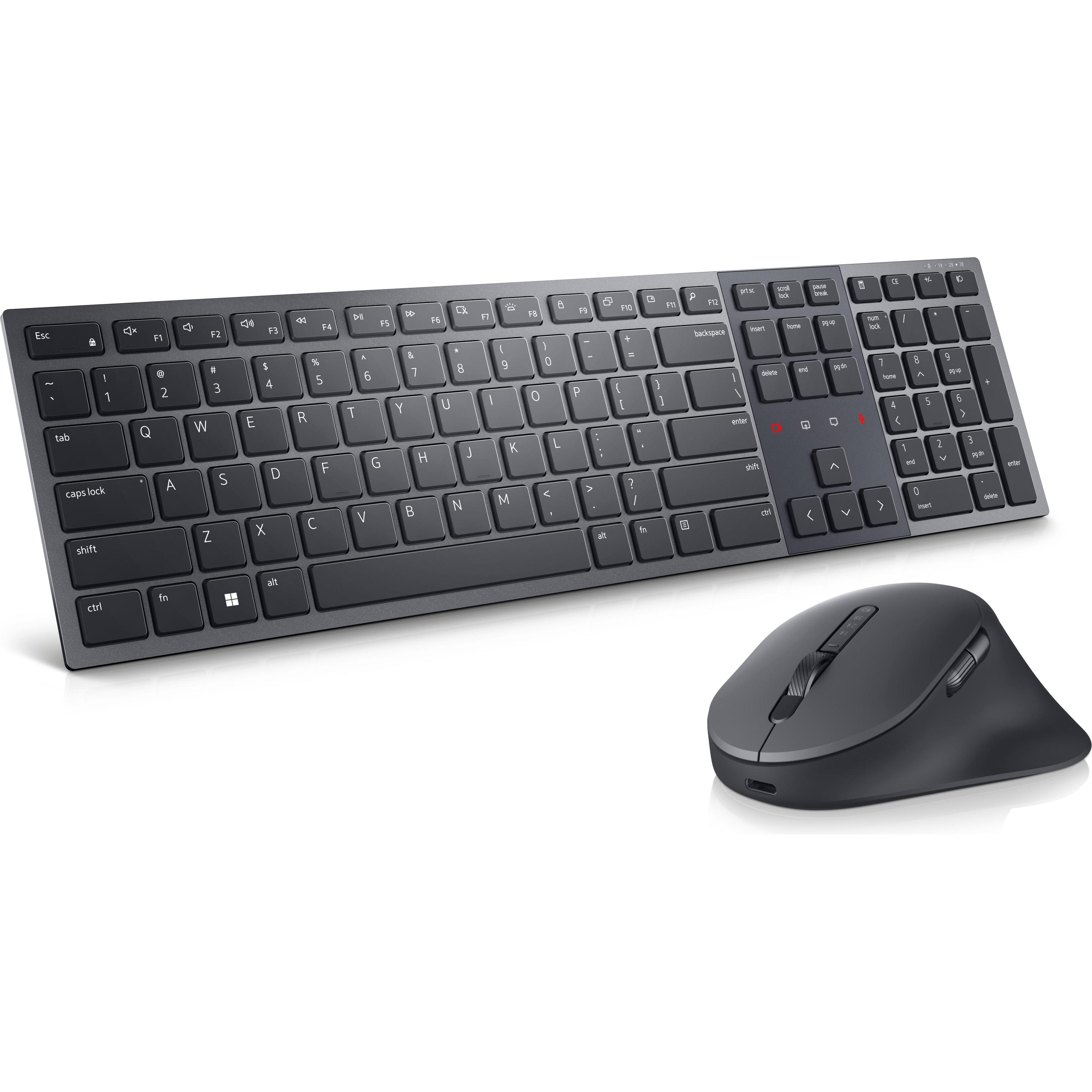 Dell Premier Collaboration Keyboard and Mouse - KM900 - US International (QWERTY) (Eng. Int., Kabelg