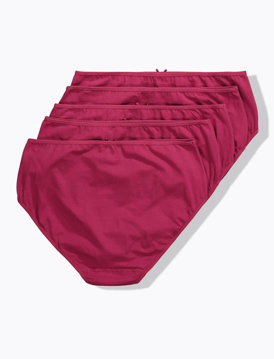 Image du produit Ulla Popken Culottes unies, lot de 5 - jusqu'au 68/70 (54)