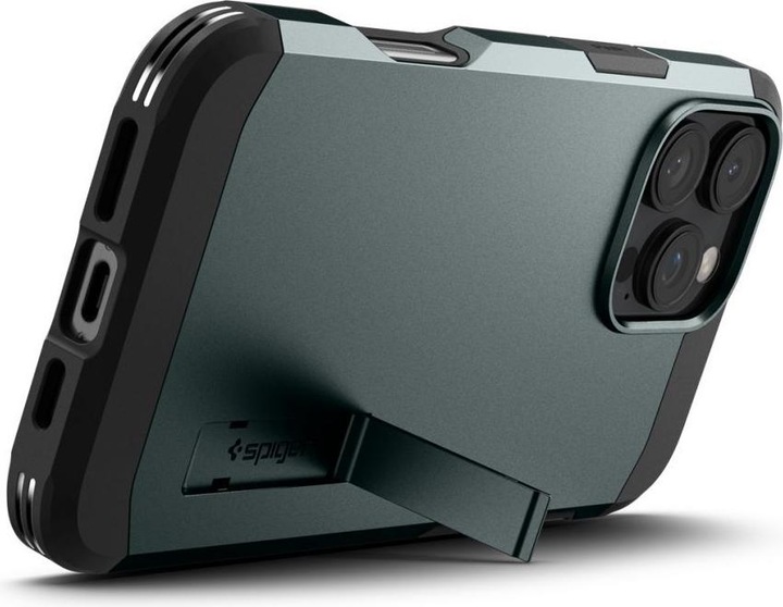Productafbeelding Spigen Tough Armor MAG iPhone 16 Pro MagSafe afgrond groen/zielony ACS08148 (Apple iPhone 16 Pro)