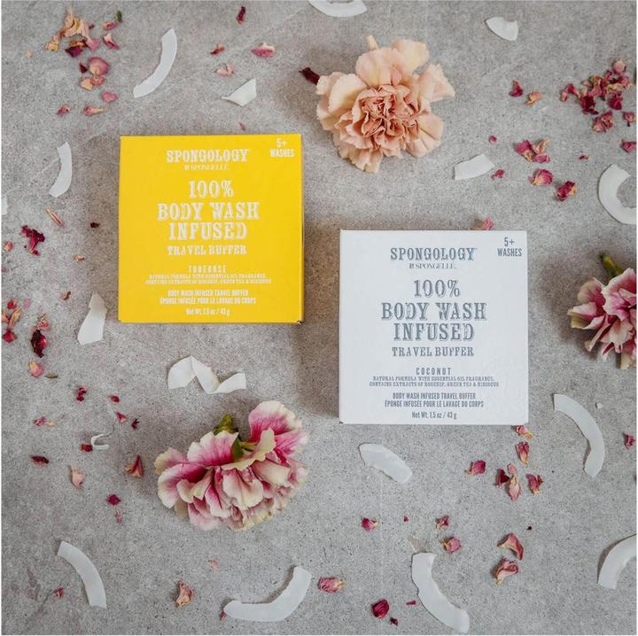 Produktbild Spongellé Travel Buffer - Coconut