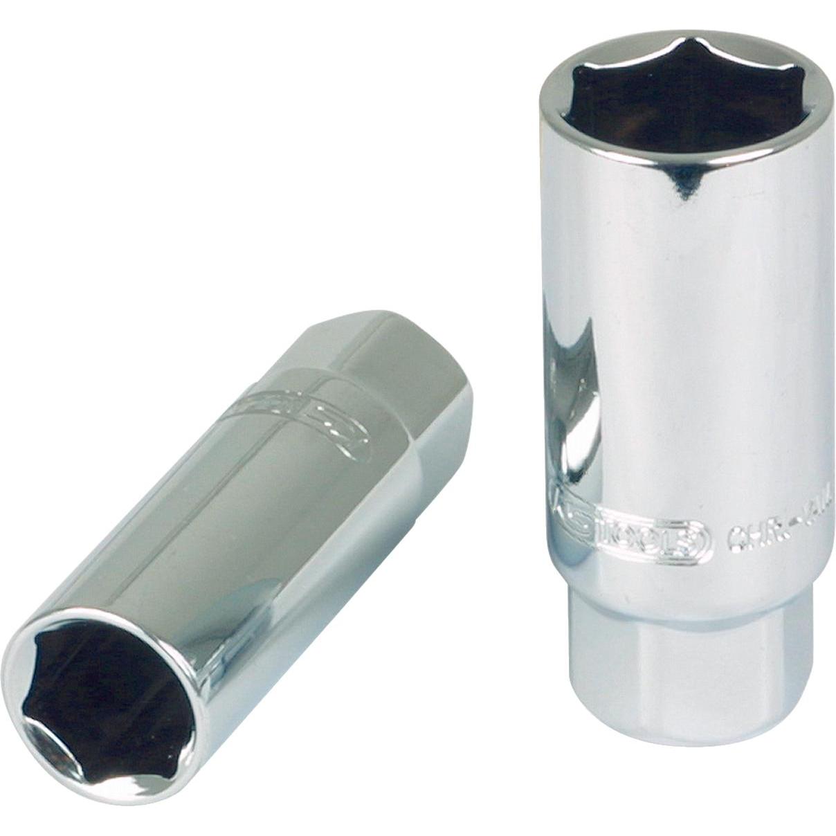 KS Tools, Steckschlüssel + Stecknuss, 1/2" CHROMEplus Zündkerzen-Stecknuss (13/16")