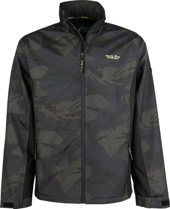 Uncle Sam Softshelljacke, wind und wasserabweisend, Farbe oliv camouflage, Gr.L (L)