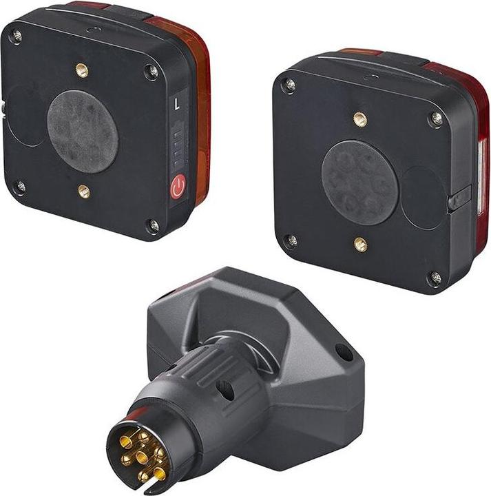 Immagine prodotto ProPlus Set di luci posteriori a LED con magnete senza fili (Bluetooth) a 7 pin