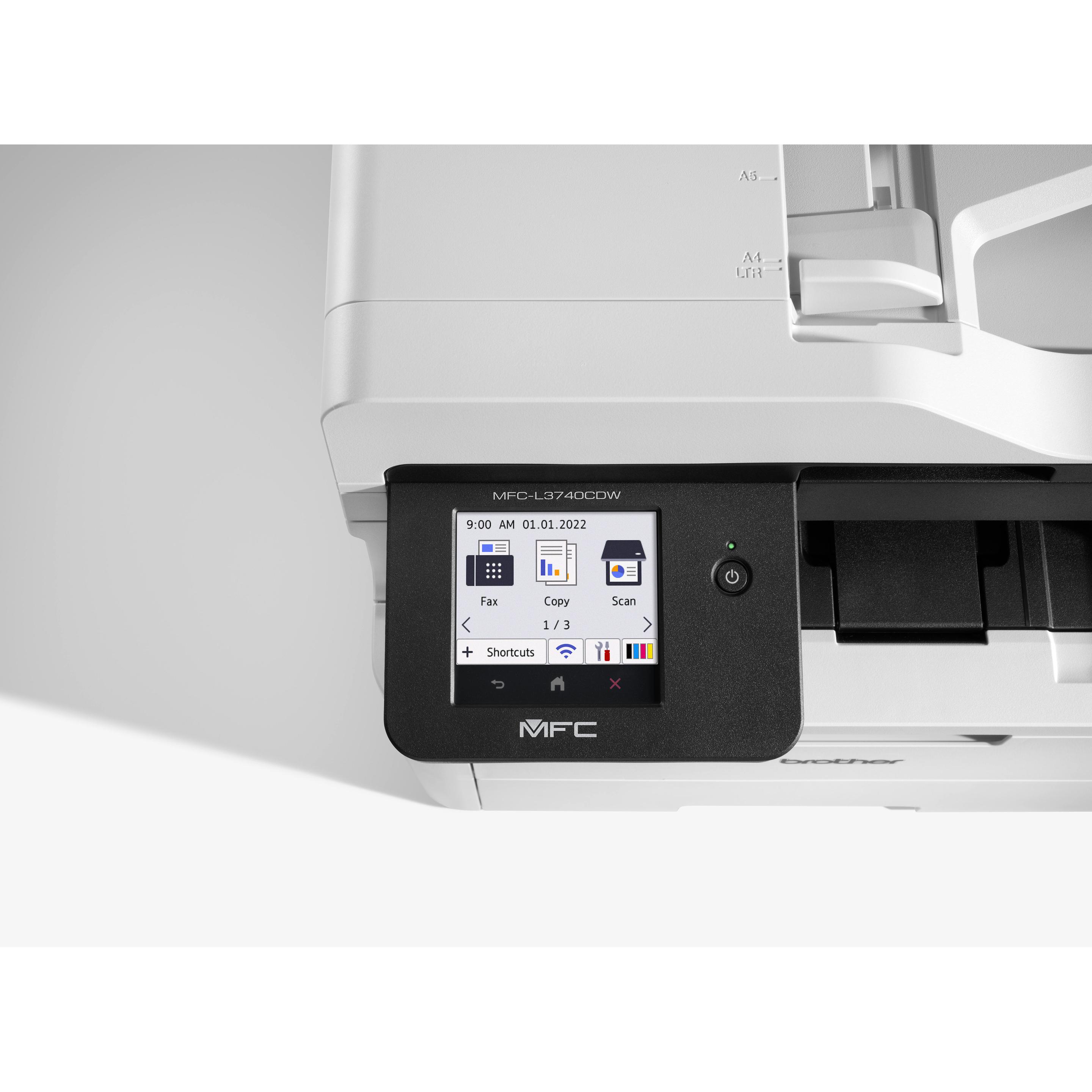 Stampante Multifunzione Brother MFC-L3740CDW - Laser Colore, Wi-Fi, A4 - Foto 7