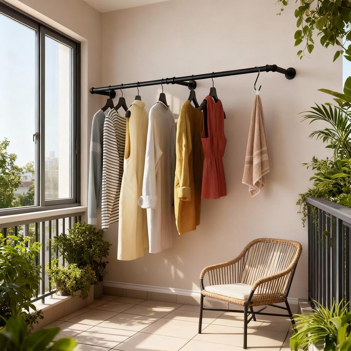 Actual product image Relaxdays Wand-Kleiderstange