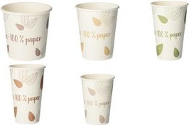 Productafbeelding Papstar Drinkbeker "puur" "NUL (80 x)
