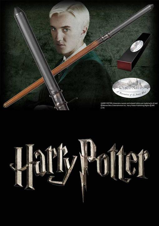 Actual product image Noble Collection Harry Potter Zauberstab Draco Malfoy (Charakter-Edition)