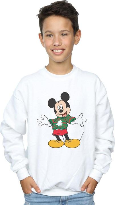Produktbild Disney Mickey Mouse Christmas Jumper Stroke Sweatshirt Jungen (128)