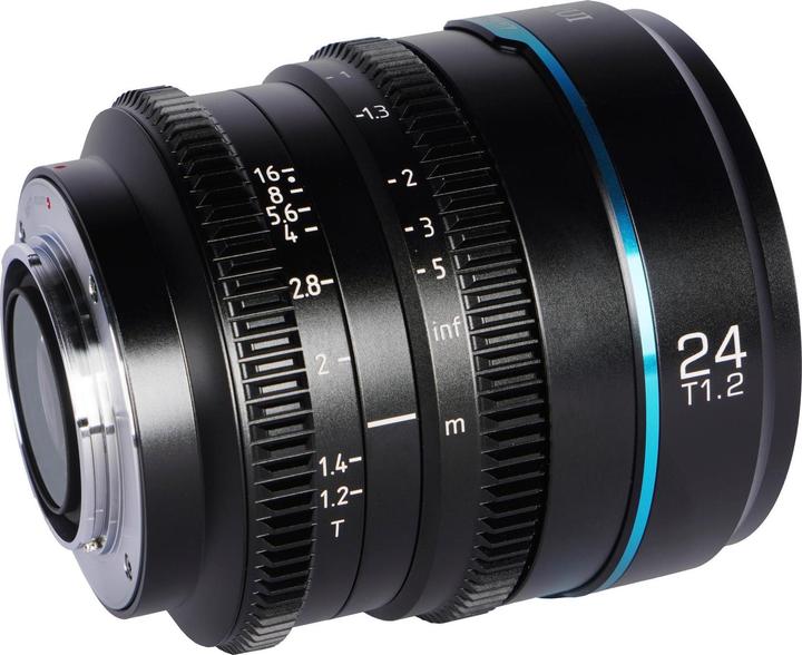 Actual product image Sirui MS24M-G Night Walker 24mm T1.2 S35 Cine Lens (MFT Mount Gun Metal Gray) (Novelty) (Offer) (Micro Four Thirds, APS-C / DX)