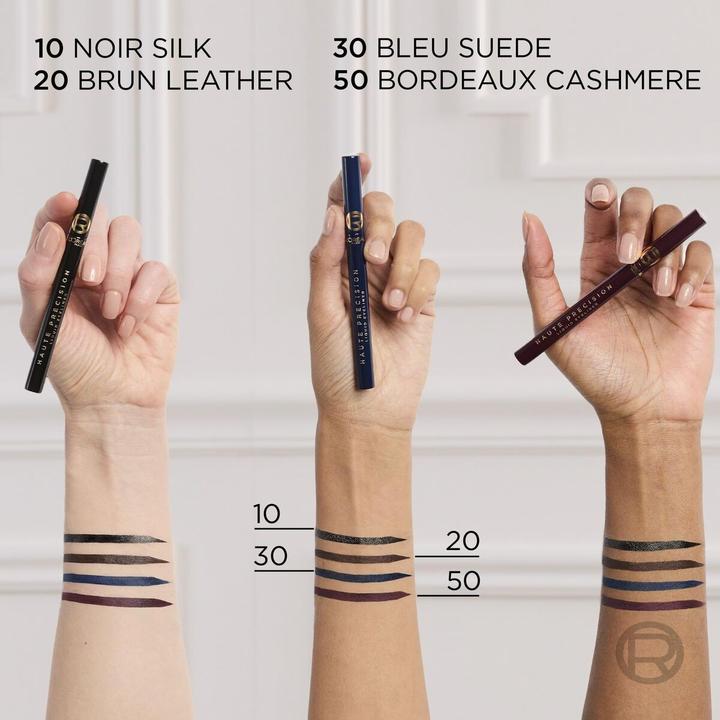 Actual product image Eveline L'Oreal Haute Precision Liquid Eyeliner Noir Silk (01 Noir, 01 Noir Silk, Black, Noir Silk)