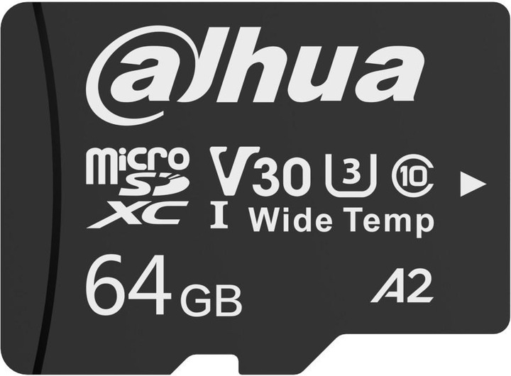 Dahua TF-W100-64GB microSD kaart 64GB (64 GB, microSD, U1, UHS-I)