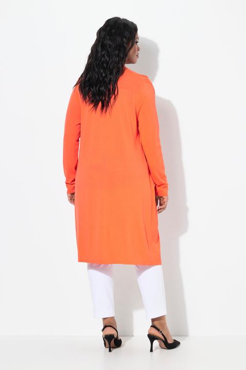 Actual product image Ulla Popken Longline Open Shape Cardigan (56)