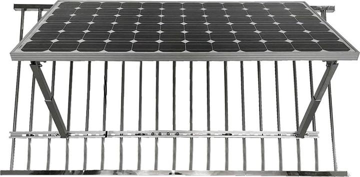 Actual product image Offgridtec Solar module holder for balcony railing Frame height 3035mm Tilt-adjustable (90 W, 14.90 kg)