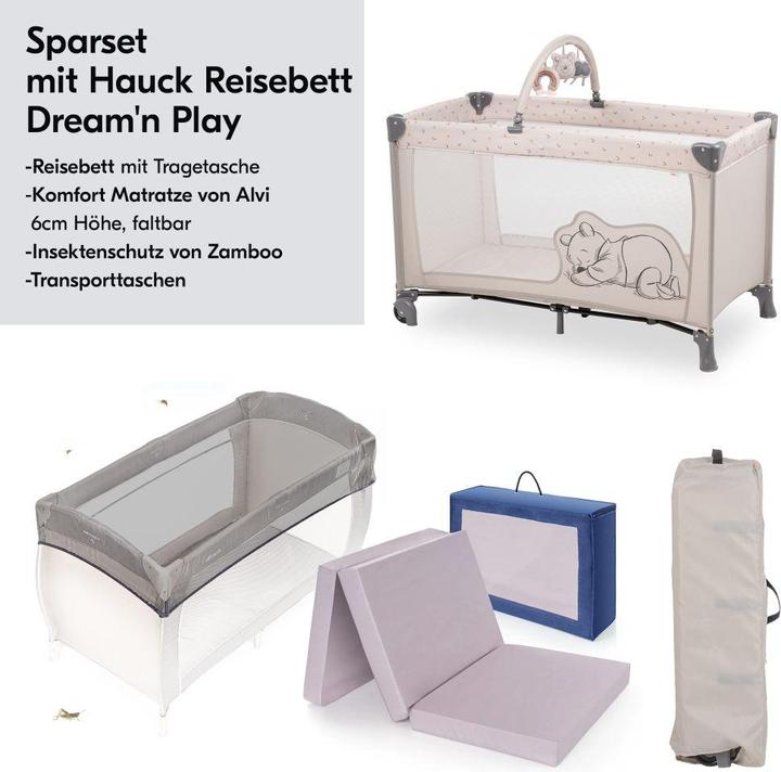 Produktbild Hauck Dream'n Play Go + Alvi (120 x 60 cm)