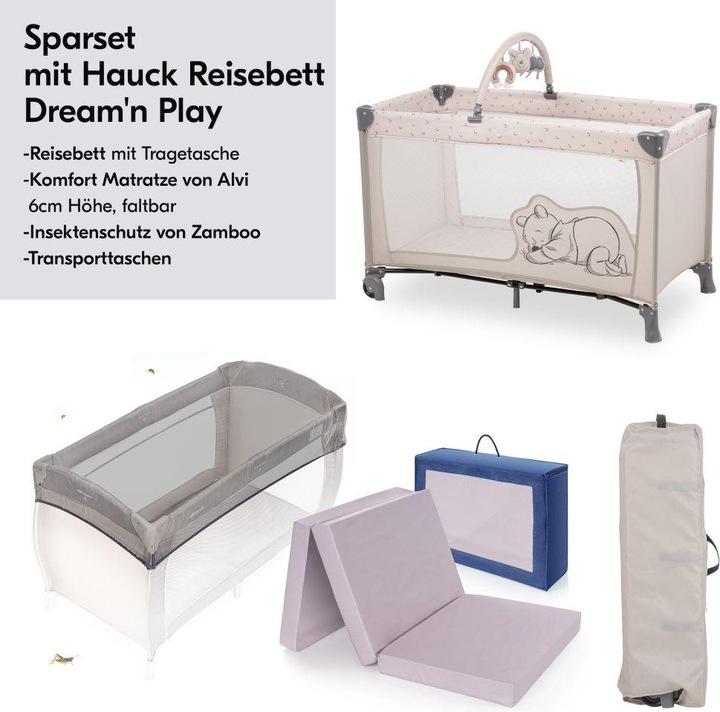 Produktbild Hauck Reisebett Set Dream'n Play Go inkl. Alvi