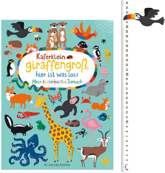 Produktbild Käferklein, giraffengross, hier ist was los! Mein kunterbuntes Tierbuch (Deutsch, Nastja Holtfreter, 2016)