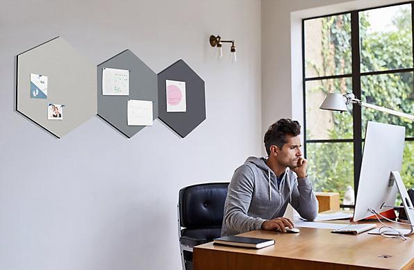 Produktbild Chameleon Design-Pinnwand sechseckig (Pinnwand)