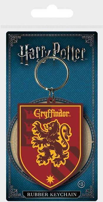 Actual product image Pyramid Harry Potter Rubber Keyring Gryffindor 6 cm