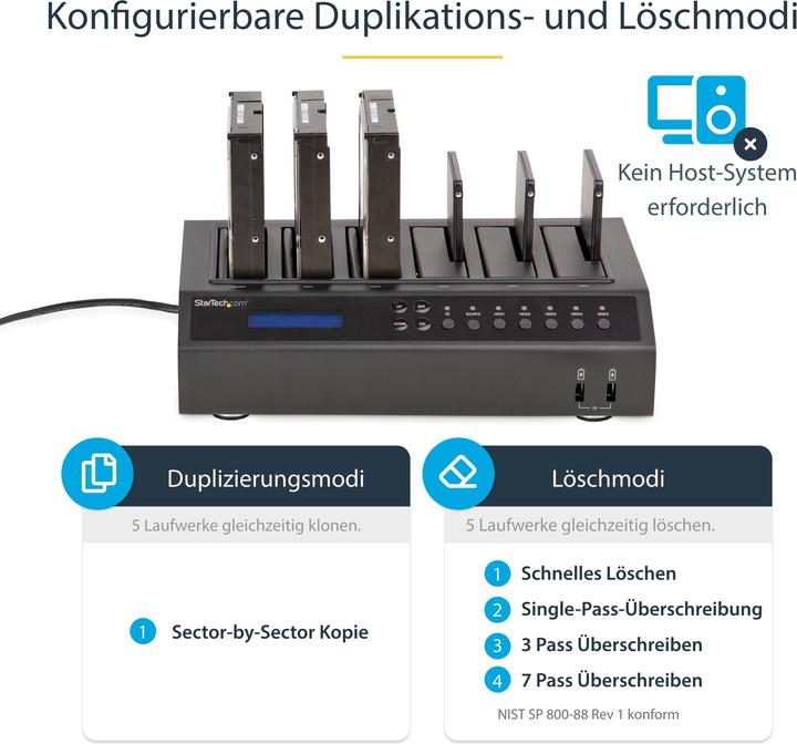 Produktbild StarTech 1:5 Hard Drive Duplicator