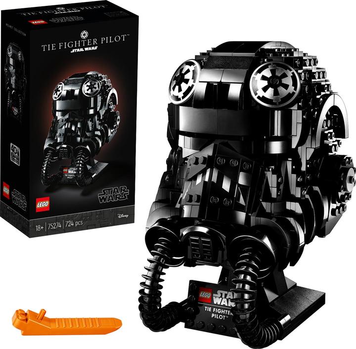 Produktbild LEGO TIE Fighter Pilot Helm (75274, LEGO Star Wars)
