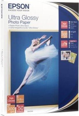 Produktbild Epson Ultra Foto Glanzpapier, 20 Blatt (300 g/m², 10 x 15 cm, 20 Stk.)
