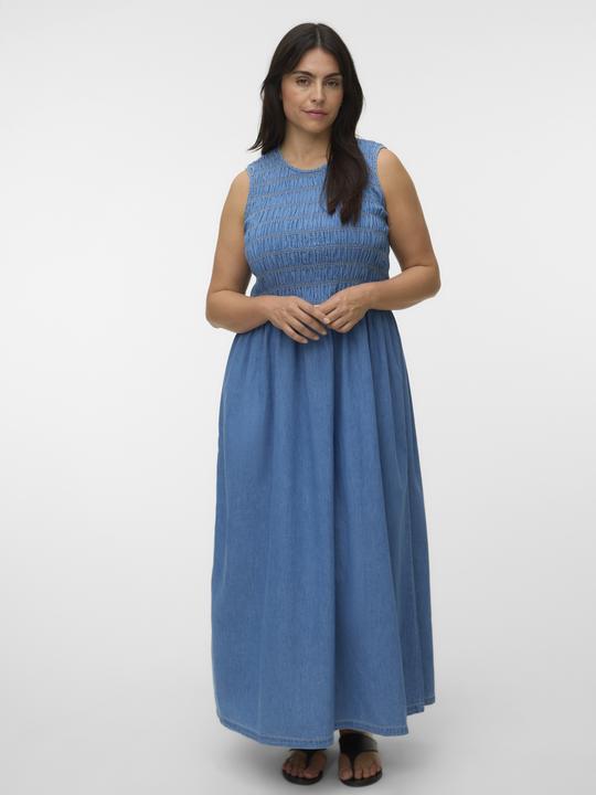Image du produit Vero Moda VMCNERINA Langes Kleid Jeanskleid (44)