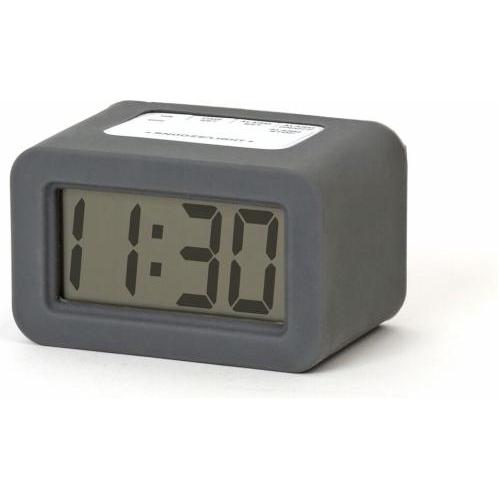 Platinet, Wecker, Digitaluhr mit Weckfunktion, grau