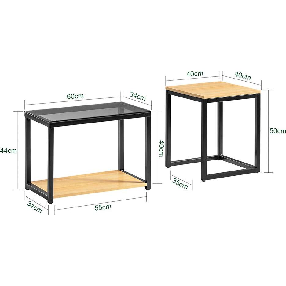 Thumbnail - SoBuy, Couchtisch + Beistelltisch, Mack