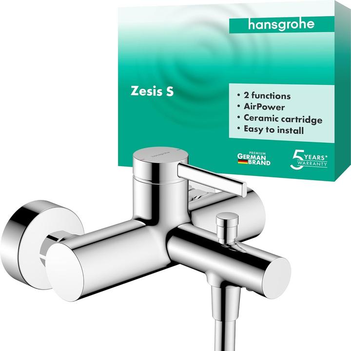 Actual product image hansgrohe Two-Function Deck-Mounted Bath Mixer Tap with 175 mm Spout
