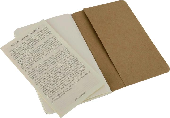 Actual product image Moleskine Cahier Pocket (A6, Plain, Soft cover)