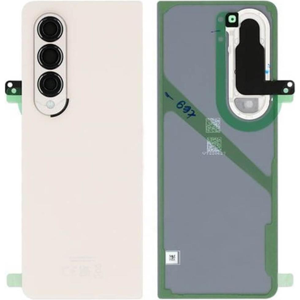 Samsung Galaxy Z Fold 4 backside - Beige (Samsung Galaxy Z Fold4), Smartphone Hülle, Beige