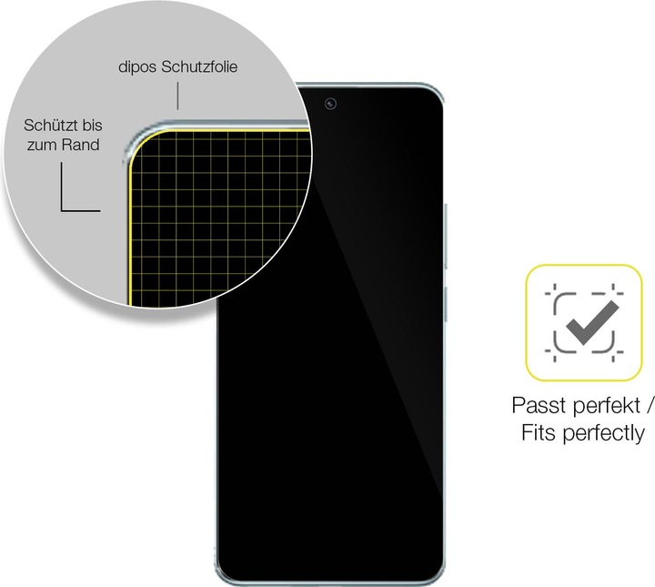 Produktbild Dipos 3D Full Cover Schutzfolie (1 Stück, Xiaomi Redmi Note 14 Pro+ 5G)