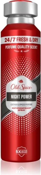 Actual product image Old Spice Night Power Antiperspirant Spray 150 Ml (Spray, 150 ml)