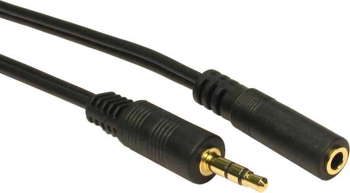 Produktbild Cables Direct CDL 5m 3.5mm Stereo Ext - Black (5 m, AUX Kabel)