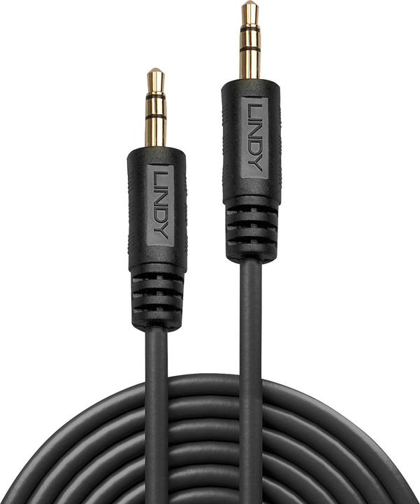 Image du produit Lindy Câble audio de qualité supérieure, prise 3,5 mm (1 m, Jack 3,5 mm (AUX))
