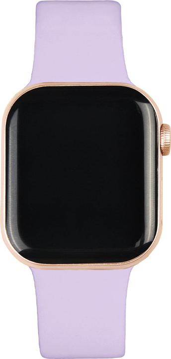 Actual product image iDeal Of Sweden Silikon-Armband 38/40/41/42mm, S-M Lavender Milk (Silicone, Zinc steel)