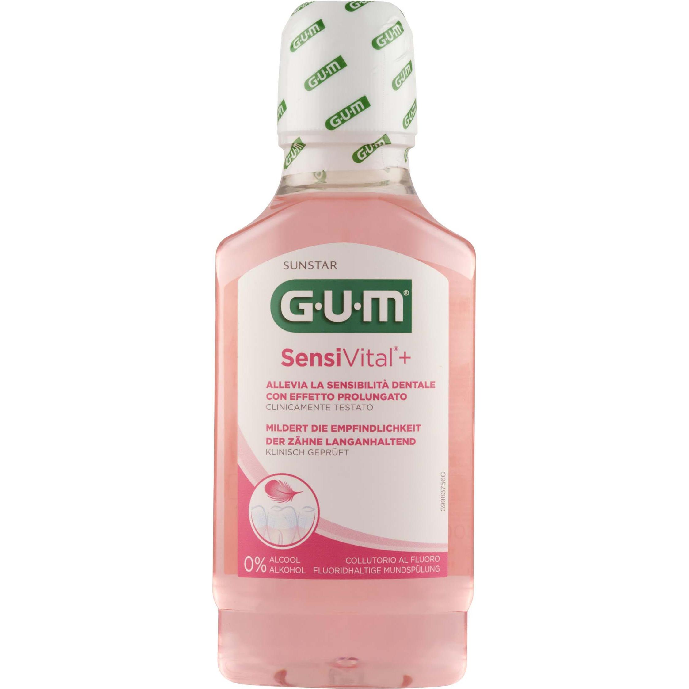 GUM, Mundspülung, Sensivital + Mundspühlung (300 ml, Mundspülung)