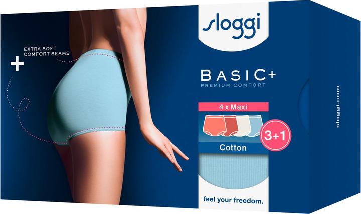 Immagine prodotto Sloggi Midislip Basic+ Maxi (46, confezione da 4)