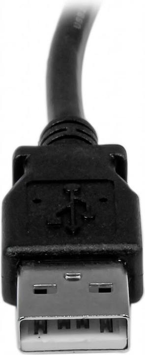 Produktbild StarTech 3m USB 2.0 A auf B Kabel links gewinkelt - St/St - USB Druckerkabel (3 m, USB 2.0)