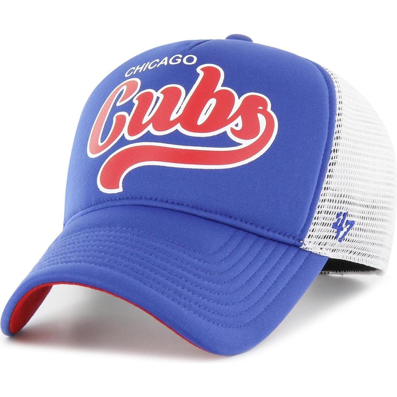 47 Brand, Herren, Cap, Trucker Foam Script Chicago Cubs, Blau