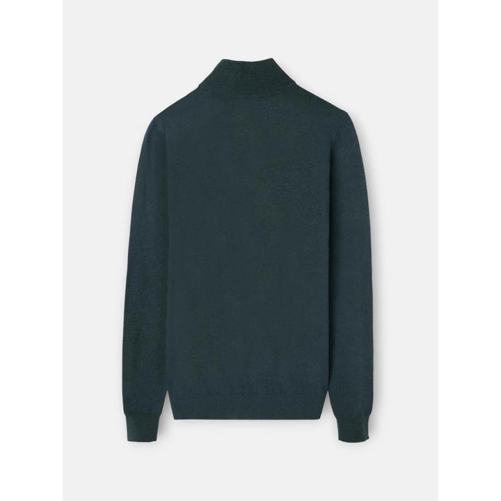 Image du produit Silbon Pull col montant 1/4 zip en laine mélangée (S)