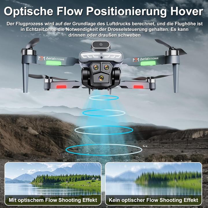 Image du produit Grutoly Drohne mit 4K-Kamera und Hindernisvermeidung (20 min)