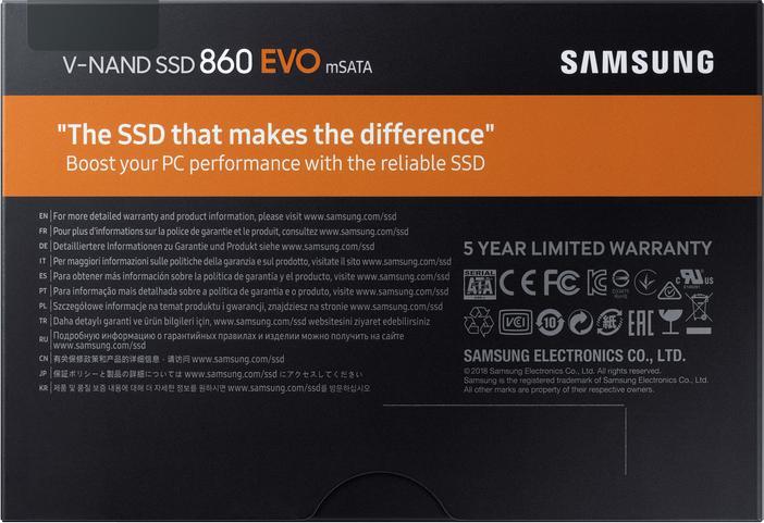 Immagine prodotto Samsung 860 Evo (500 GB, mSATA)