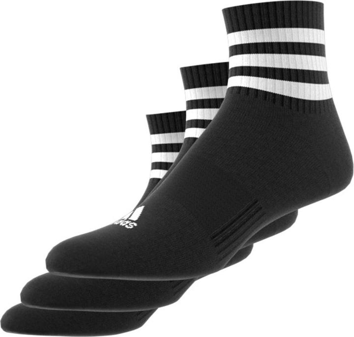 Actual product image adidas 3-Stripes Cushioned Sportswear Mid-Cut Socks (3 pairs) (34 - 36)